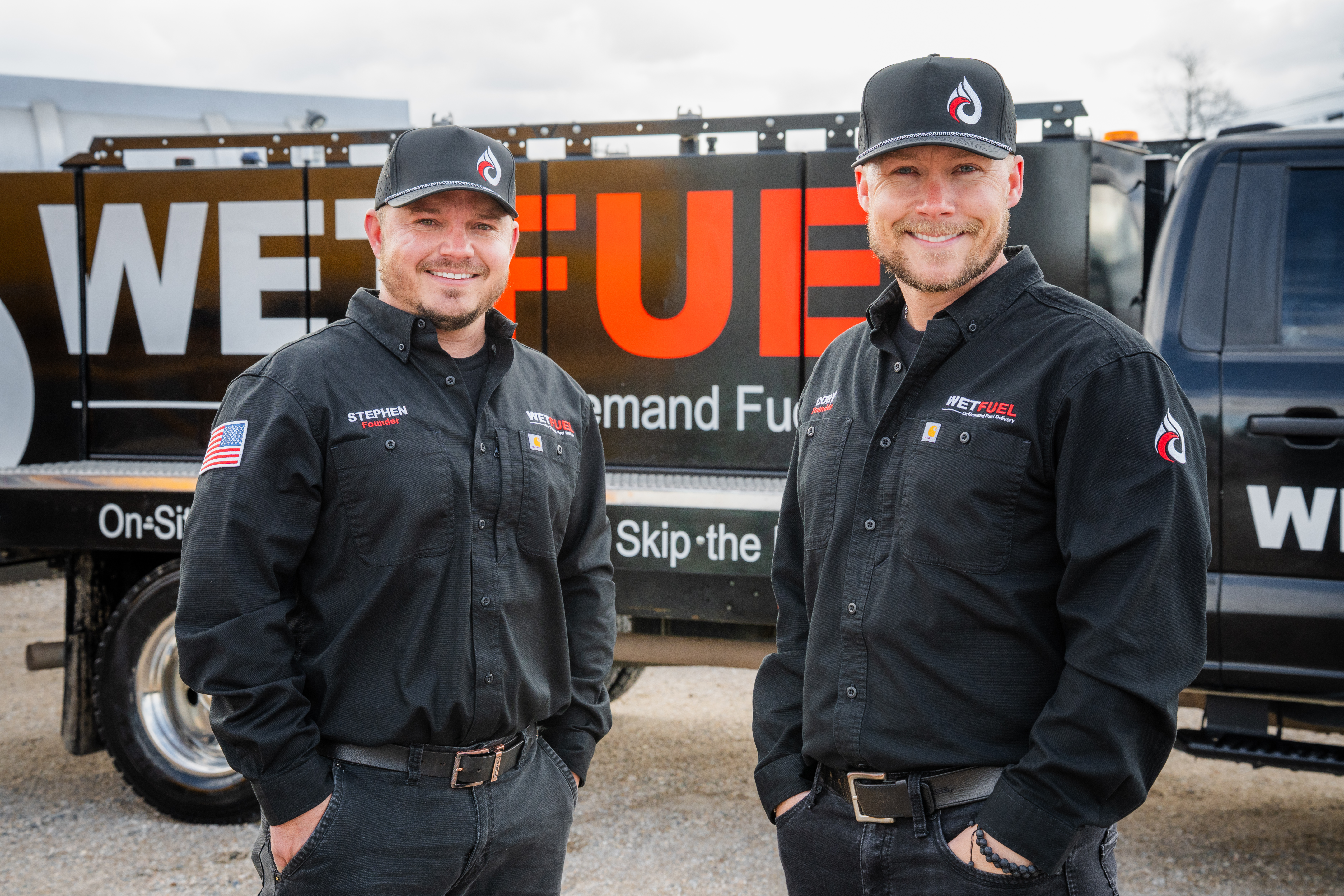 WetFuel founders Cory Albertson and Stephen Thomas