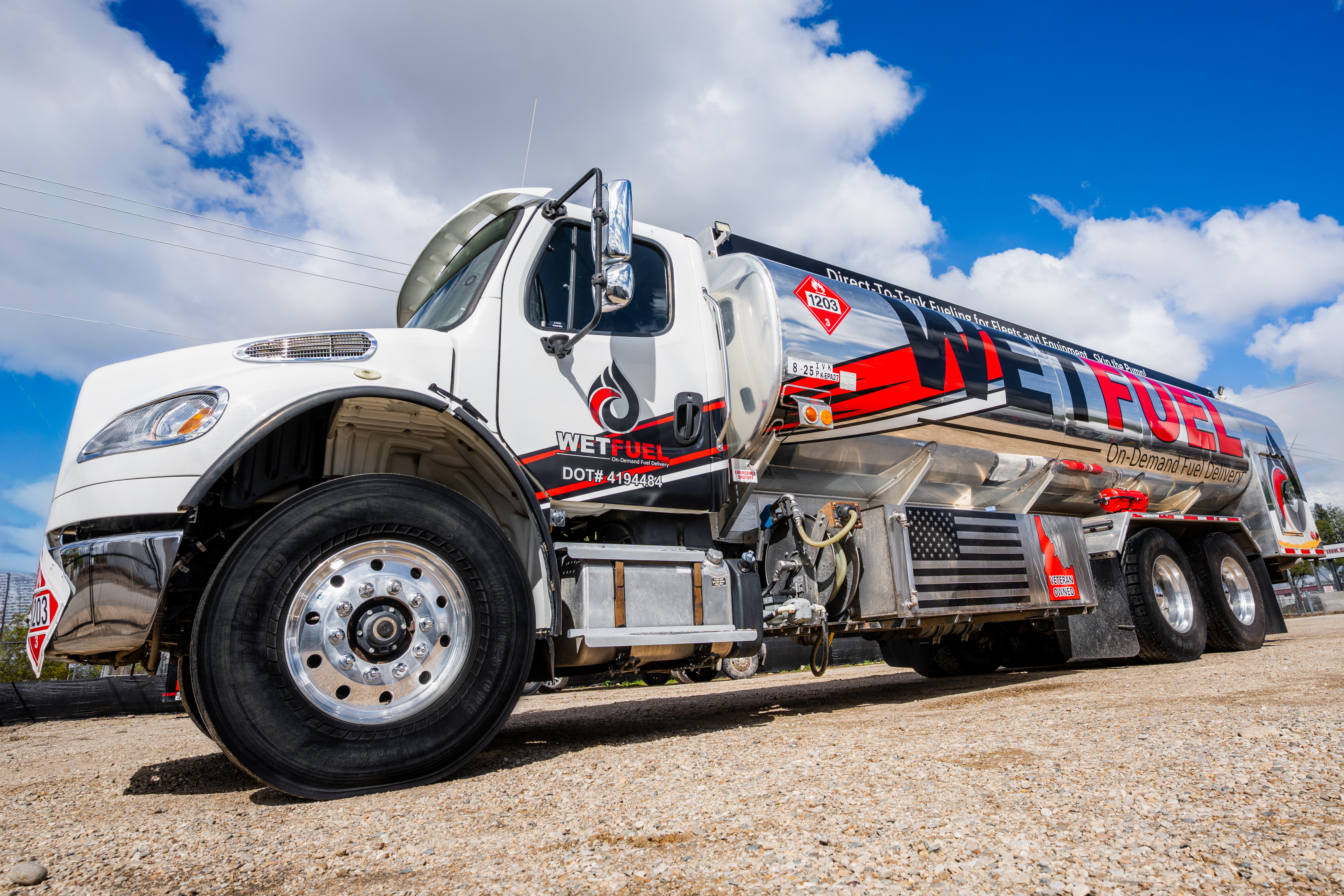 WetFuel large tanker truck