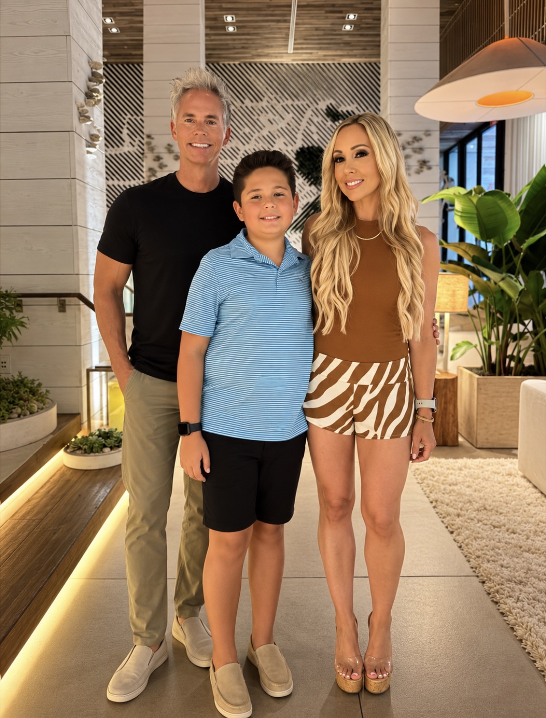 Jack and Jill Johnson with their son