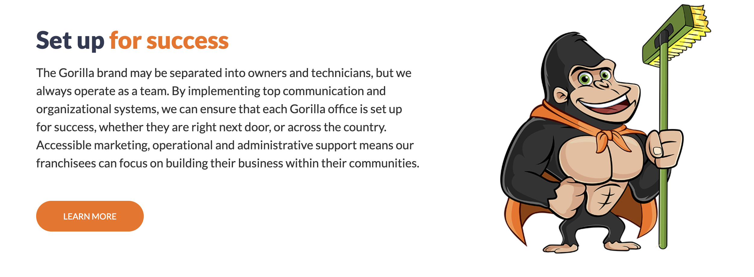 Gorilla Property Services — Set up for success