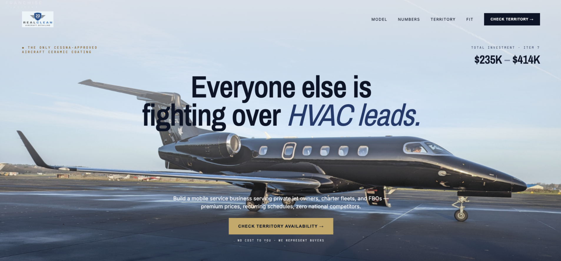 RealClean — Everyone else is fighting over HVAC leads
