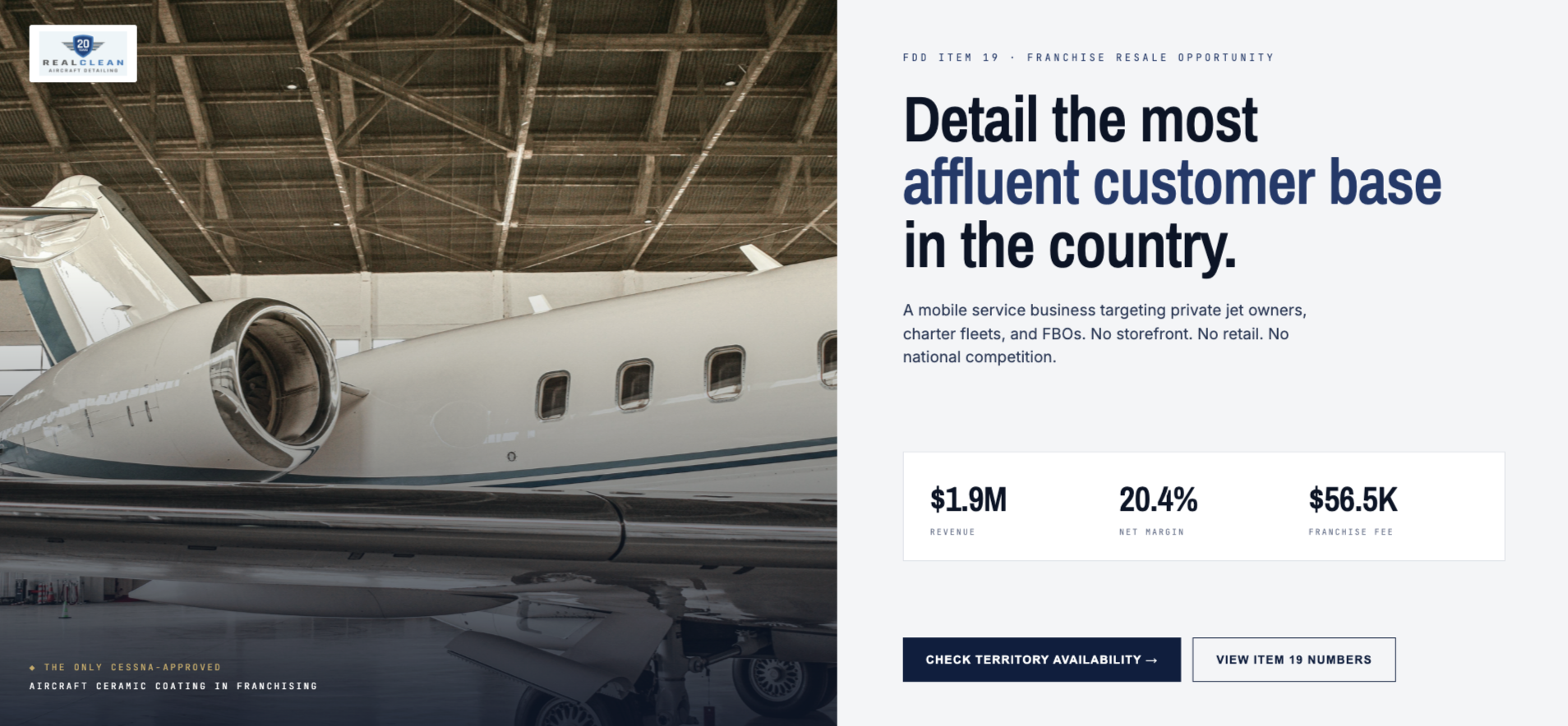 Detail the most affluent customer base in the country