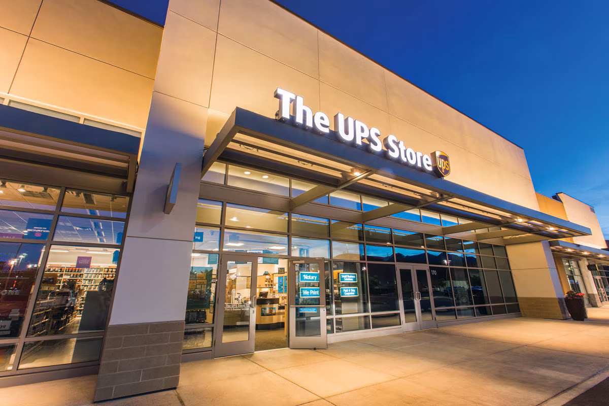 The UPS Store location exterior