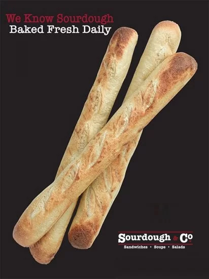 Fresh-baked sourdough bread