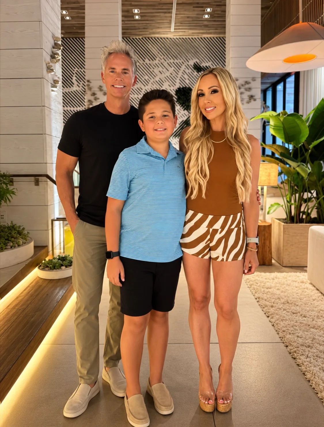 Jack and Jill Johnson with their son